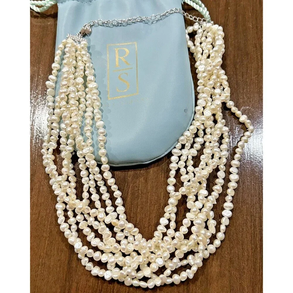 Ross-Simons Multi-Strand (8) Freshwater Cultured Pearl Necklace
